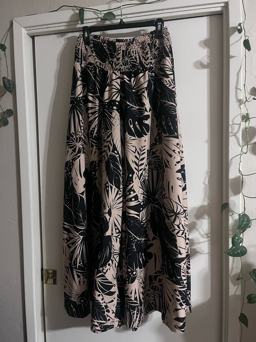 Live 4 Truth Black and Cream Tropical Pants